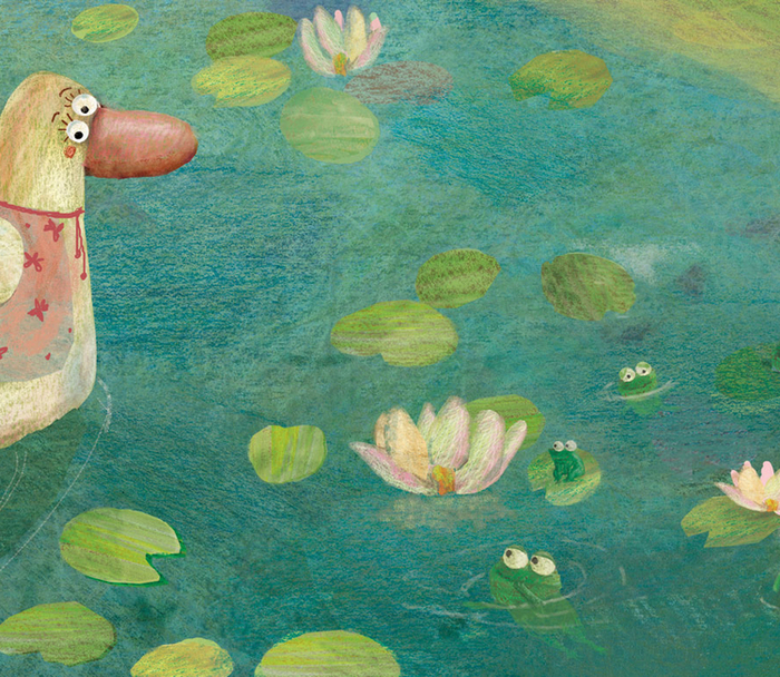 Фрагмент иллюстрации "Вот такая утка"