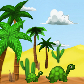 Фон для мультфильма