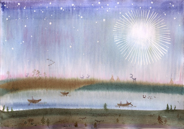 северное сияние