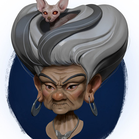 Кошатница из сказки "Маленький Мук"