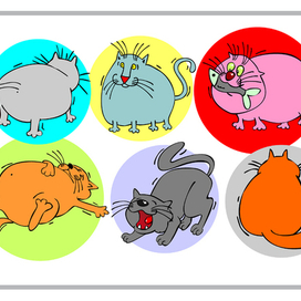 векторные коты