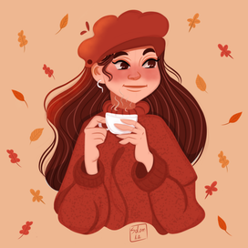 Осенняя иллюстрация 