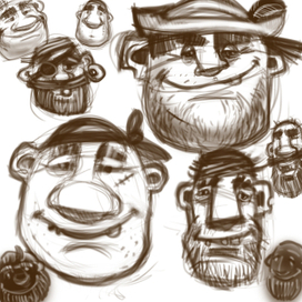 Очень добрый бандит - разработка образа