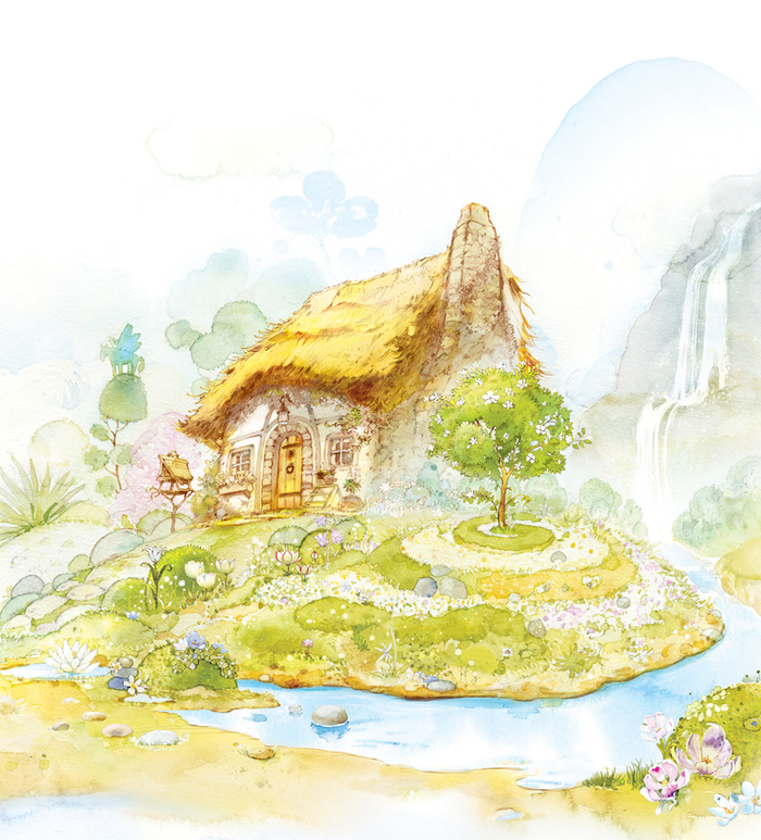 домик с садиком 