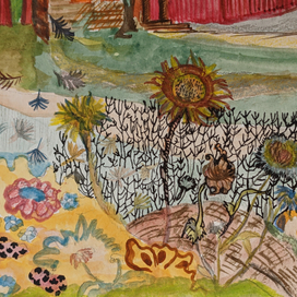 Осень. Деревня 