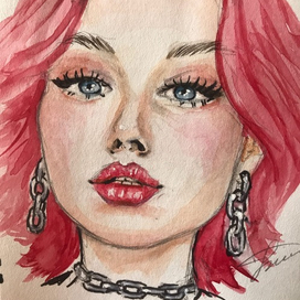 Розоволосая