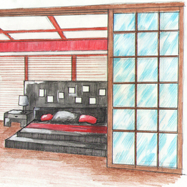 Интерьер спальни