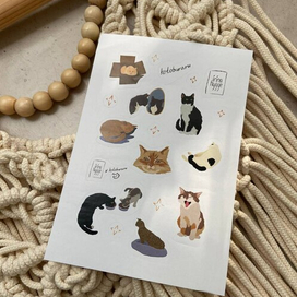 Стикерпак для Котокафе в Москве