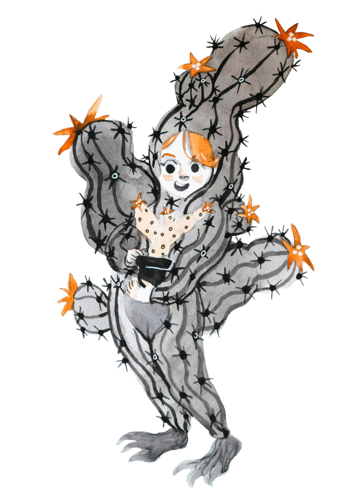 Инктобер. Экзотичный костюм