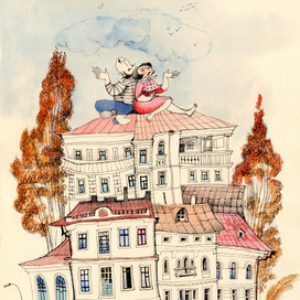 На приколе.