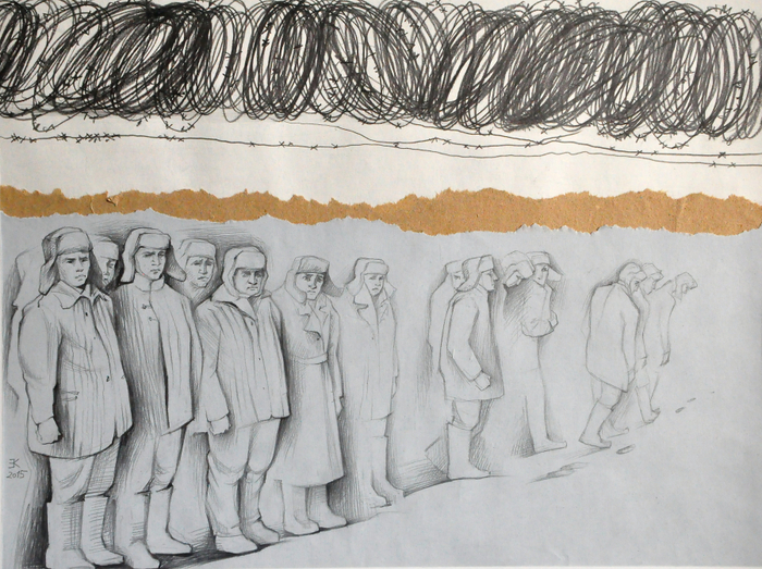 Иллюстрации к поэме А.Рудта "Плотина" 5