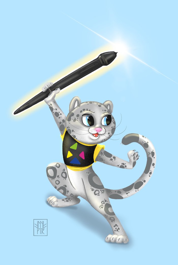 Бренд персонаж для XP-PEN