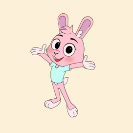 Bunny mascot 