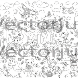 Раскраска Мышки