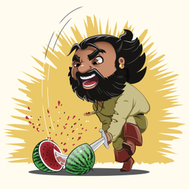 Баррт и арбуз