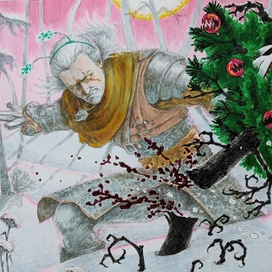 Срубил он нашу ёлочку...