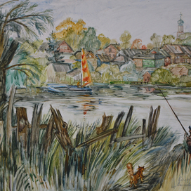 Валдайские рыбаки