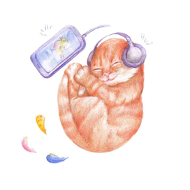 Котик меломан