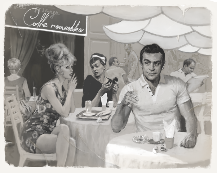 Иллюстрация к стихотворению Игоря Юдина "Светлеет сердце и башка"...