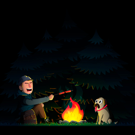 Ночевка в лесу