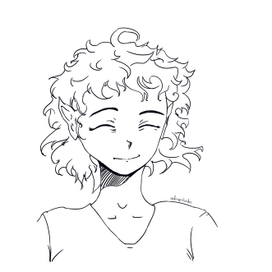 Lineart персонажа