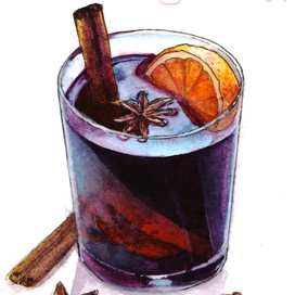 акварельный скетч на марафон