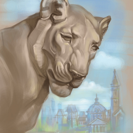 городской лев