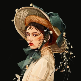Девушка в шляпе