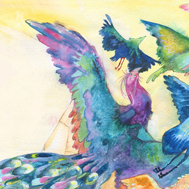 они взлетают, словно птицы...