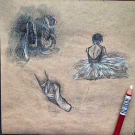 Балет. Набросок