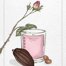 Иллюстрация для бренда свечей