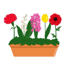 Цветочная клумба