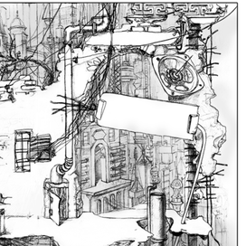 Шмуцтитул к сборнику киберпанк рассказов