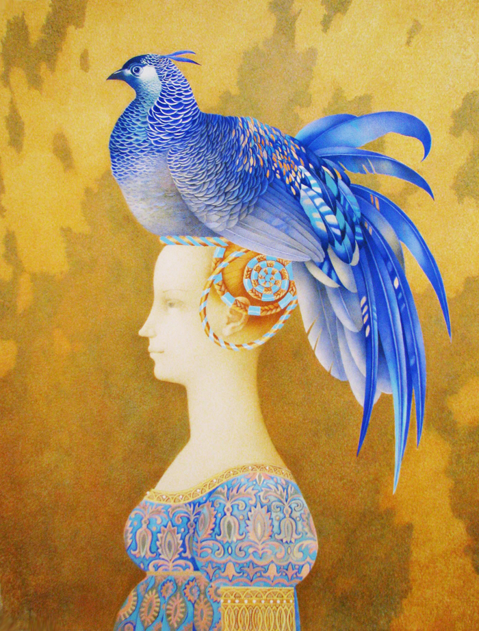 Портрет с птицей