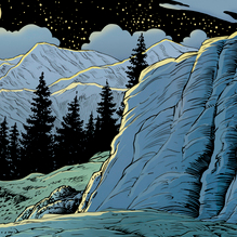 Пещера ночью