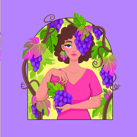 Иллюстрация для упаковки напитка