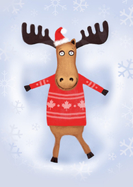 лось новогодний