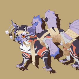 Монстр хорёк-летучая мышь 