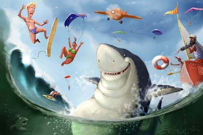 Акула (на тему Tiago Hoisel'а)
