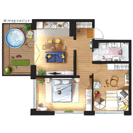 Скетч планировка