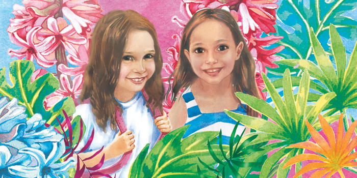 Домашняя книга о двух девочках