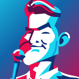 Серия портретов стендап-комиков