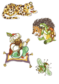 Иллюстрации-заставки к сборнику сказок Р. Киплинга