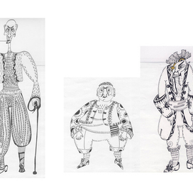 персонажи к стихотворению э.рью "пираты на острове фунафути"