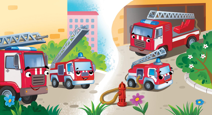  пожарная машинка, которая хотела быть смелой