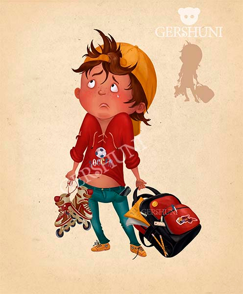 "..нет ,учительница не заболела..я..прогулял...!"