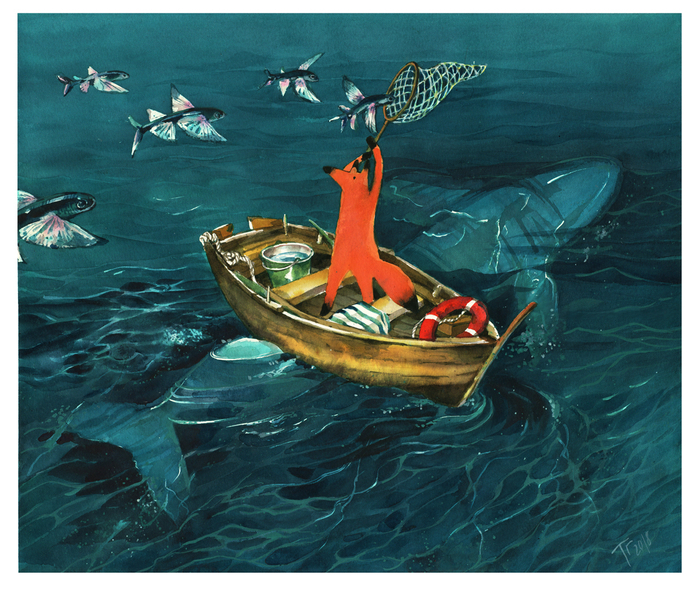 Летучие рыбы - вкусные!