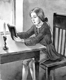 Иллюстрация к сказке "Черная курица"