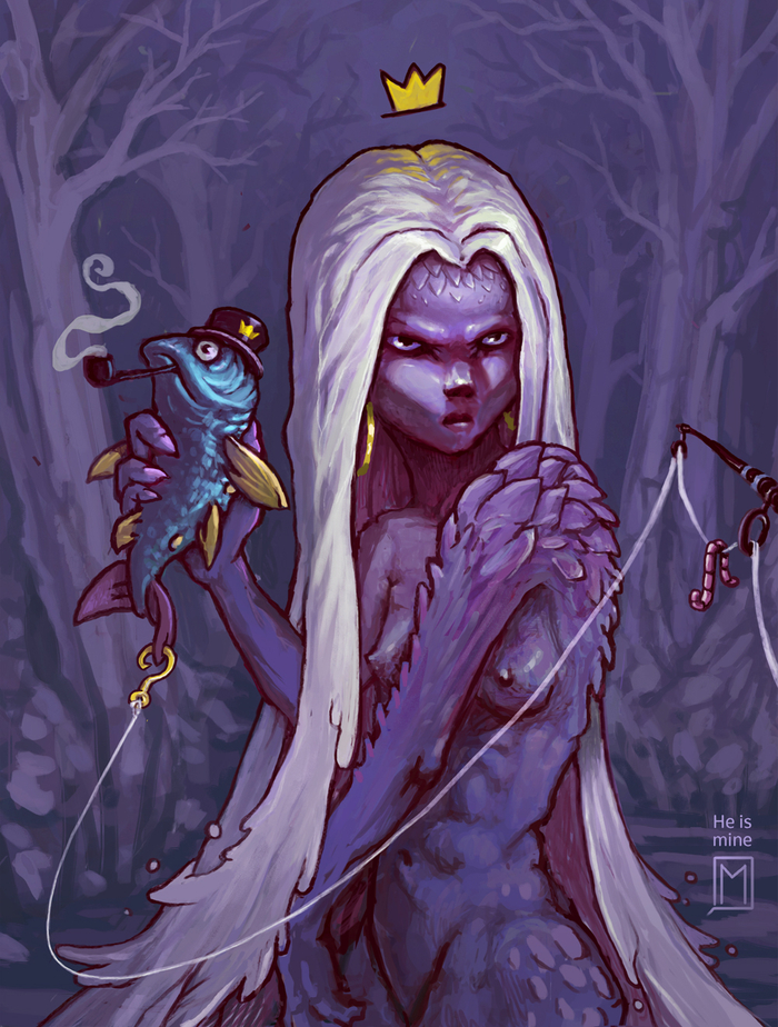 Он мой / He's mine.