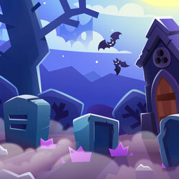 Задний фон для игры Погост